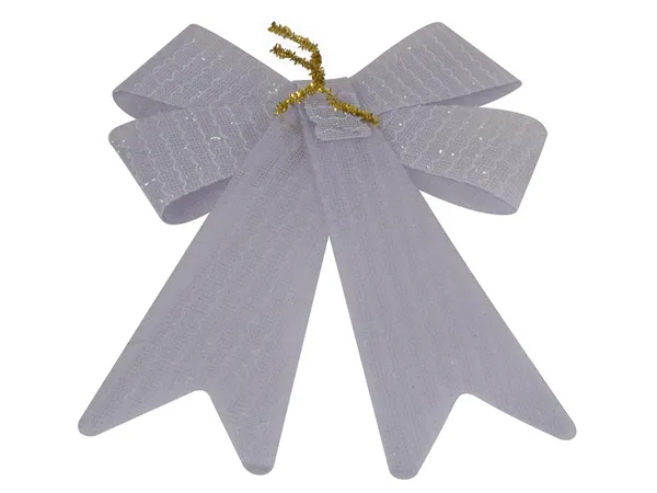 Christmas Silver Glitter Bow Set Christmas Silver Glitter Bow Set