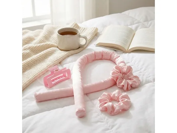 4-Piece Heatless Hair Curling Set 4-Piece Heatless Hair Curling Set