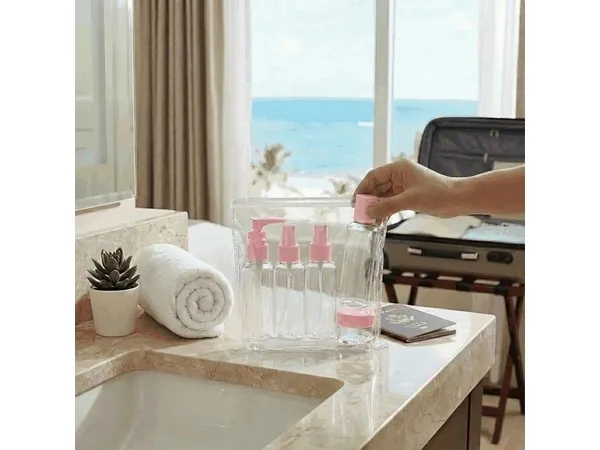 5-Piece Refillable Travel Bottle Set 5-Piece Refillable Travel Bottle Set
