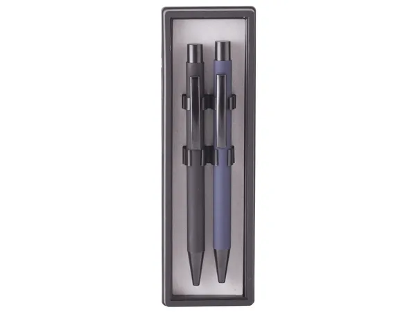 Veneer Black & Blue Pen Set Veneer Black & Blue Pen Set