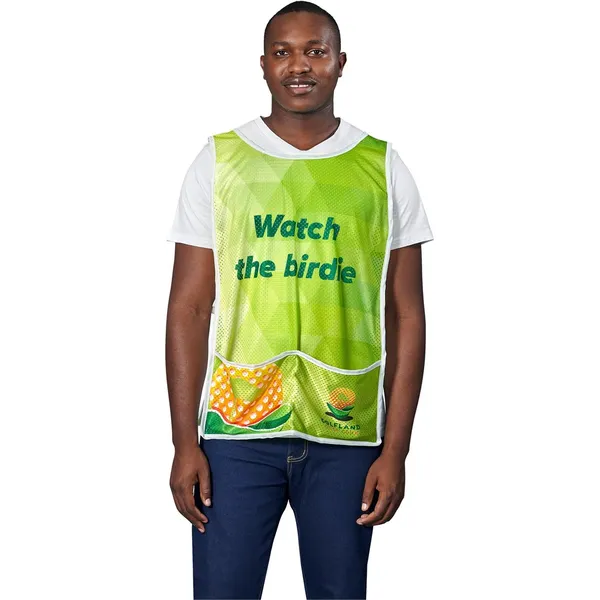 Hoppla Jackal Polyester Caddy Bib with PVC Name Sleeve Hoppla Jackal Polyester Caddy Bib with PVC Name Sleeve