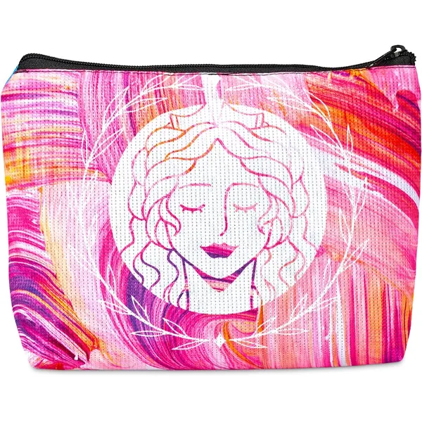 Pre-Printed Sample Hoppla Leanne RPET Stitch-Bond Maxi Toiletry Bag Pre-Printed Sample Hoppla Leanne RPET Stitch-Bond Maxi Toiletry Bag