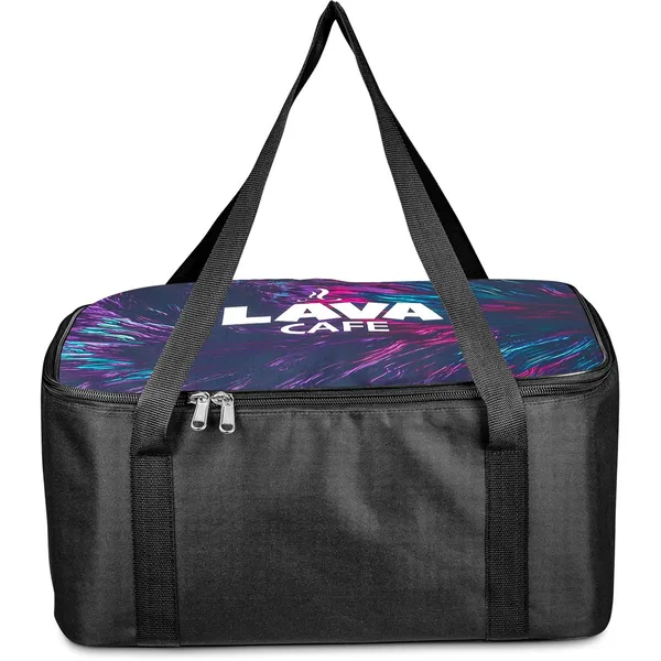 Pre-Printed Sample Hoppla Sudwala Food Delivery Cooler Bag Pre-Printed Sample Hoppla Sudwala Food Delivery Cooler Bag