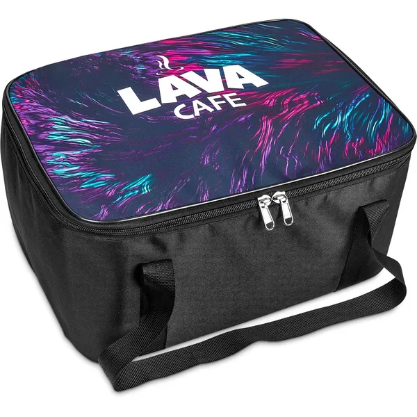 Pre-Printed Sample Hoppla Sudwala Food Delivery Cooler Bag Pre-Printed Sample Hoppla Sudwala Food Delivery Cooler Bag