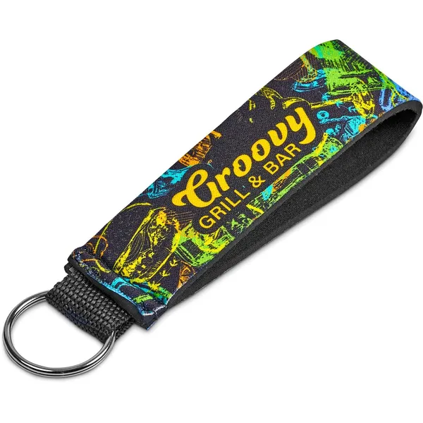 Pre-Printed Sample Hoppla Two Ocean Neoprene Wrist Keyring Pre-Printed Sample Hoppla Two Ocean Neoprene Wrist Keyring