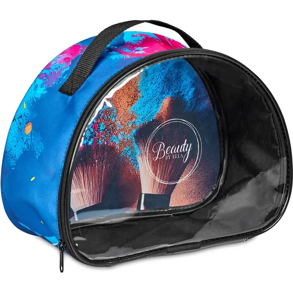 Pre-Printed Sample Hoppla Aloe Toiletry Bag With PVC Front Window Pre-Printed Sample Hoppla Aloe Toiletry Bag With PVC Front Window