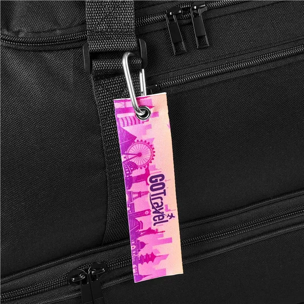 Pre-Printed Sample Hoppla Voyanta Polyester Identifier Tag Pre-Printed Sample Hoppla Voyanta Polyester Identifier Tag