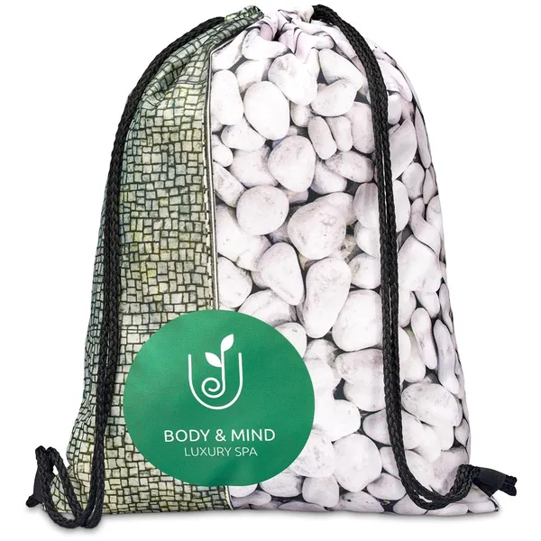 Pre-Printed Sample Hoppla Credo Drawstring Bag Pre-Printed Sample Hoppla Credo Drawstring Bag