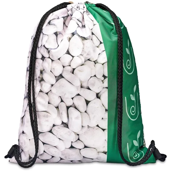 Pre-Printed Sample Hoppla Credo Drawstring Bag Pre-Printed Sample Hoppla Credo Drawstring Bag