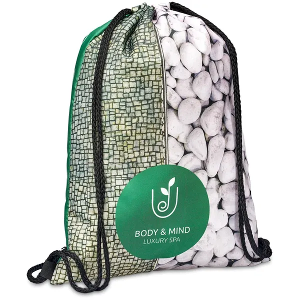 Pre-Printed Sample Hoppla Credo Drawstring Bag Pre-Printed Sample Hoppla Credo Drawstring Bag