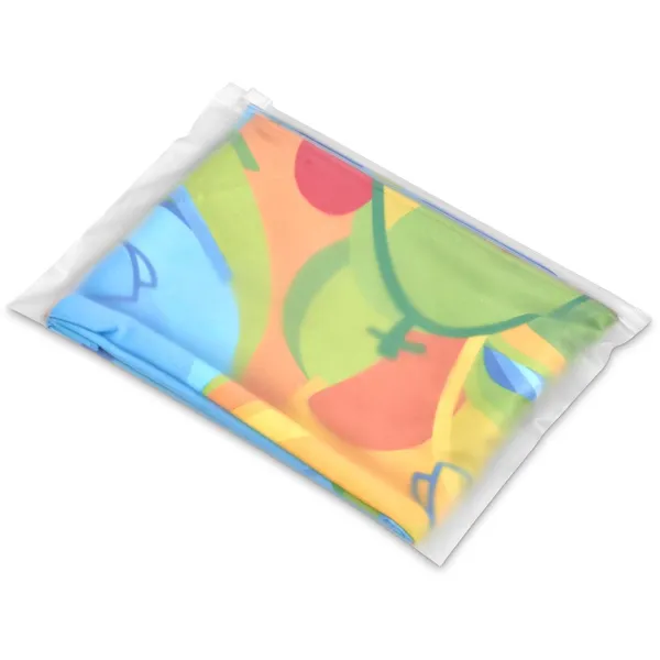 Pre-Printed Sample Hoppla Relay Sports Towel - Dual Branding Pre-Printed Sample Hoppla Relay Sports Towel - Dual Branding