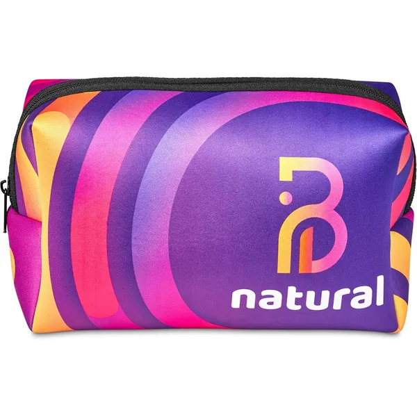 Pre-Printed Sample Hoppla Emma Neoprene Toiletry Bag Pre-Printed Sample Hoppla Emma Neoprene Toiletry Bag