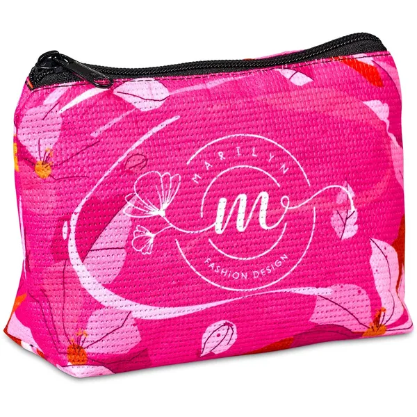 Pre-Production Sample Hoppla RPET Stitch-Bond Mini Toiletry Bag Pre-Production Sample Hoppla RPET Stitch-Bond Mini Toiletry Bag