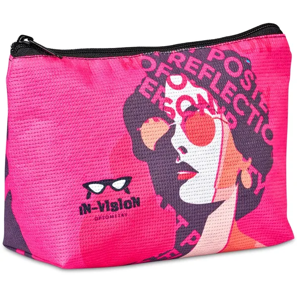 Pre-Production Sample Hoppla Leanne RPET Stitch-Bond Midi Toiletry Bag Pre-Production Sample Hoppla Leanne RPET Stitch-Bond Midi Toiletry Bag