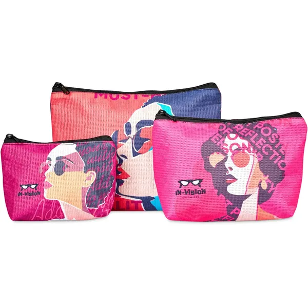 Pre-Production Sample Hoppla Leanne RPET Stitch-Bond Midi Toiletry Bag Pre-Production Sample Hoppla Leanne RPET Stitch-Bond Midi Toiletry Bag