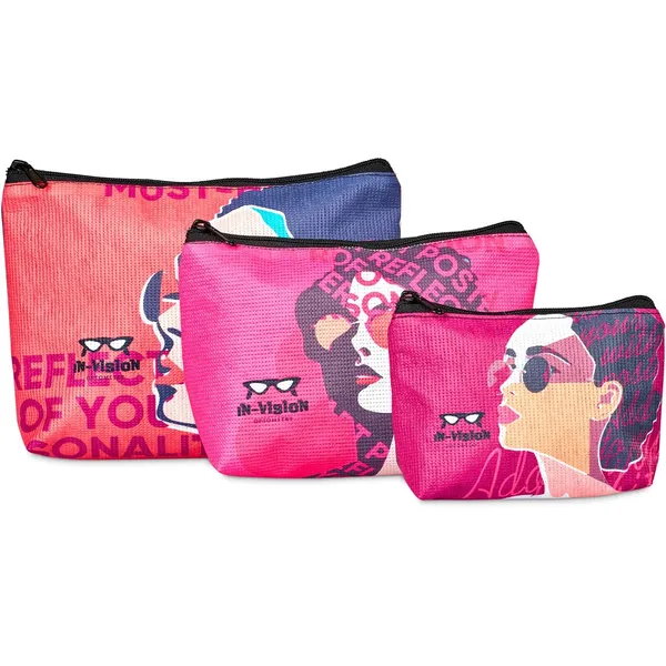 Pre-Production Sample Hoppla Leanne RPET Stitch-Bond Midi Toiletry Bag Pre-Production Sample Hoppla Leanne RPET Stitch-Bond Midi Toiletry Bag