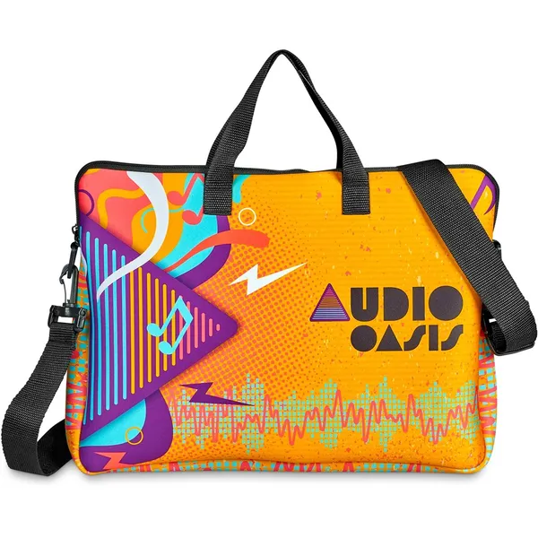 Pre-Production Sample Hoppla Neoprene Nimbus Laptop Sleeve With Strap Pre-Production Sample Hoppla Neoprene Nimbus Laptop Sleeve With Strap