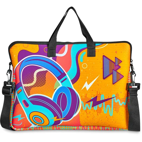 Pre-Production Sample Hoppla Neoprene Nimbus Laptop Sleeve With Strap Pre-Production Sample Hoppla Neoprene Nimbus Laptop Sleeve With Strap