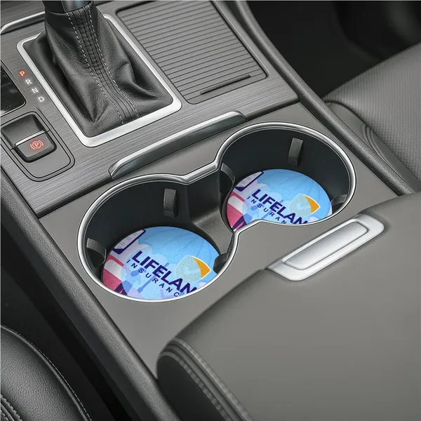 Pre-Production Sample Hoppla Cuppa Neoprene Car Cup Coaster Pre-Production Sample Hoppla Cuppa Neoprene Car Cup Coaster