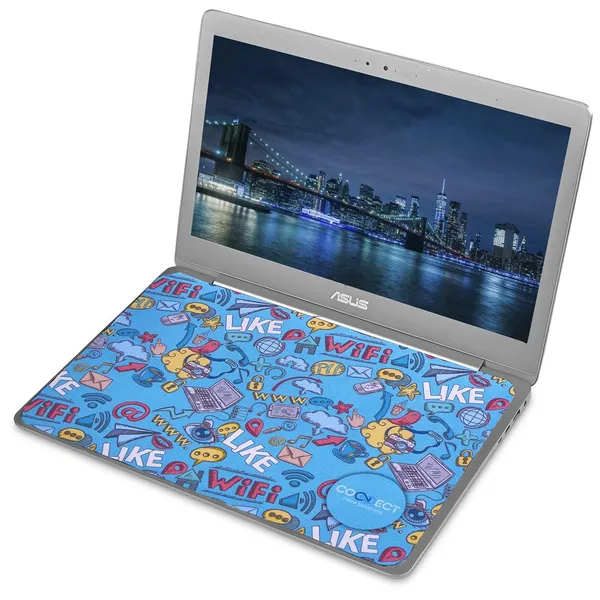 Pre-Production Sample Hoppla Sparkra Polyester Keyboard Protector Cloth Pre-Production Sample Hoppla Sparkra Polyester Keyboard Protector Cloth