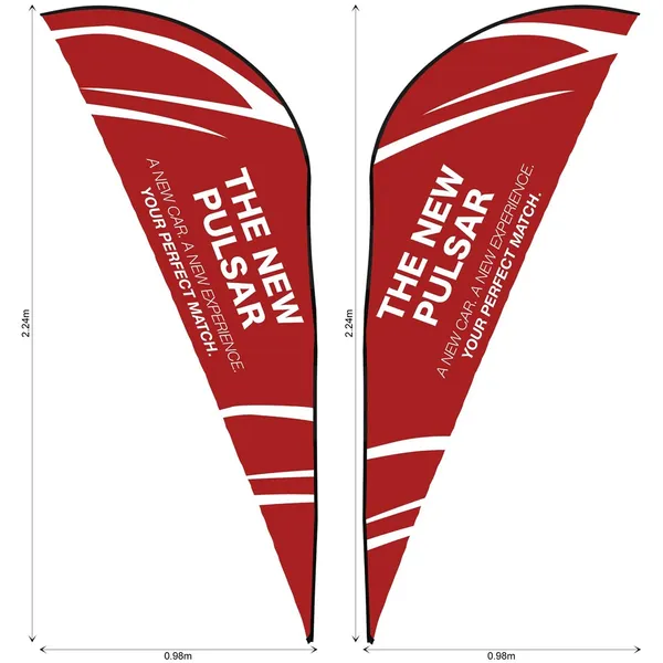 Legend 2m Sublimated Sharkfin Double-Sided Flying Banner Skin (Excludes Hardware) Legend 2m Sublimated Sharkfin Double-Sided Flying Banner Skin (Excludes Hardware)