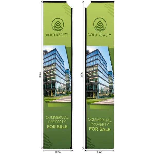 Legend 4m Sublimated Telescopic Double-Sided Flying Banner Skin (Excludes Hardware) Legend 4m Sublimated Telescopic Double-Sided Flying Banner Skin (Excludes Hardware)