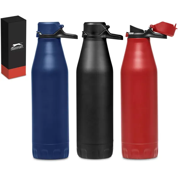 Slazenger Novac Stainless Steel Vacuum Water Bottle - 500ml Slazenger Novac Stainless Steel Vacuum Water Bottle - 500ml