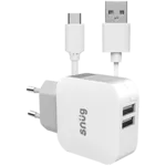 Snug Home Charger With USB Type-C Charge and Sync Cable Snug Home Charger With USB Type-C Charge and Sync Cable