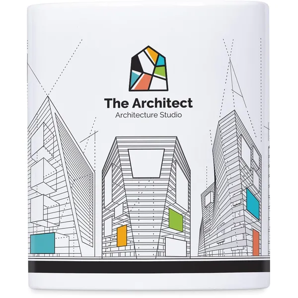 Altitude Mural Sublimation Ceramic Stationery Cup Altitude Mural Sublimation Ceramic Stationery Cup