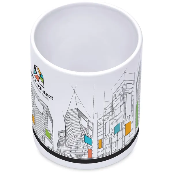 Altitude Mural Sublimation Ceramic Stationery Cup Altitude Mural Sublimation Ceramic Stationery Cup