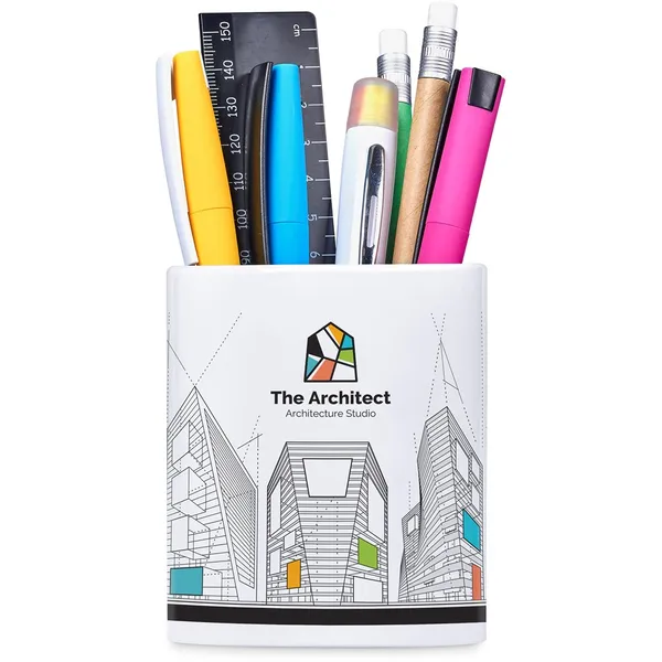 Altitude Mural Sublimation Ceramic Stationery Cup Altitude Mural Sublimation Ceramic Stationery Cup