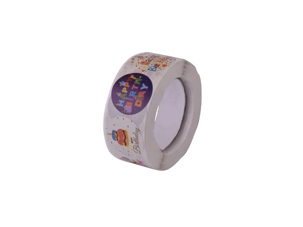 500pcs Sticker Roll - Happy Birthday 500pcs Sticker Roll - Happy Birthday