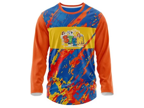 Custom Kids 3-4 Crew Neck Sub Long Sleeve Shirt Custom Kids 3-4 Crew Neck Sub Long Sleeve Shirt