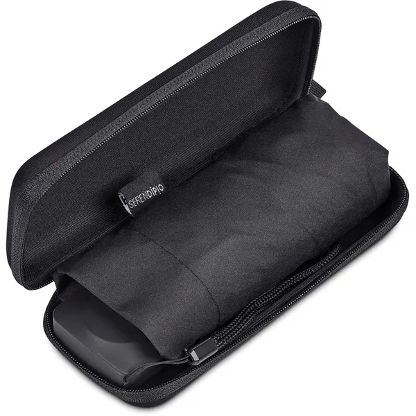 Serendipio Salem Recycled PET Compact Umbrella with EVA Pouch Serendipio Salem Recycled PET Compact Umbrella with EVA Pouch