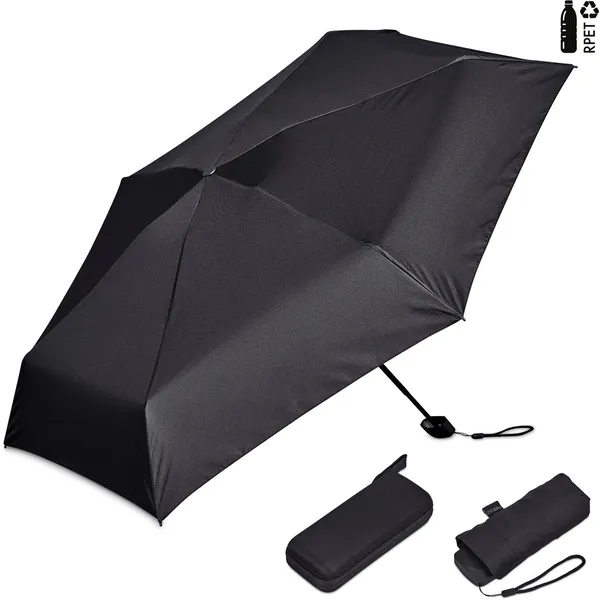 Serendipio Salem Recycled PET Compact Umbrella with EVA Pouch Serendipio Salem Recycled PET Compact Umbrella with EVA Pouch