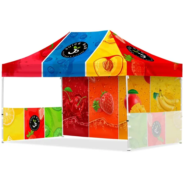 Coated Steel Sublimated Gazebo 4.5m x 3m 1 Long Full-Wall Skin 2 Short Half-Wall Skin Coated Steel Sublimated Gazebo 4.5m x 3m 1 Long Full-Wall Skin 2 Short Half-Wall Skin