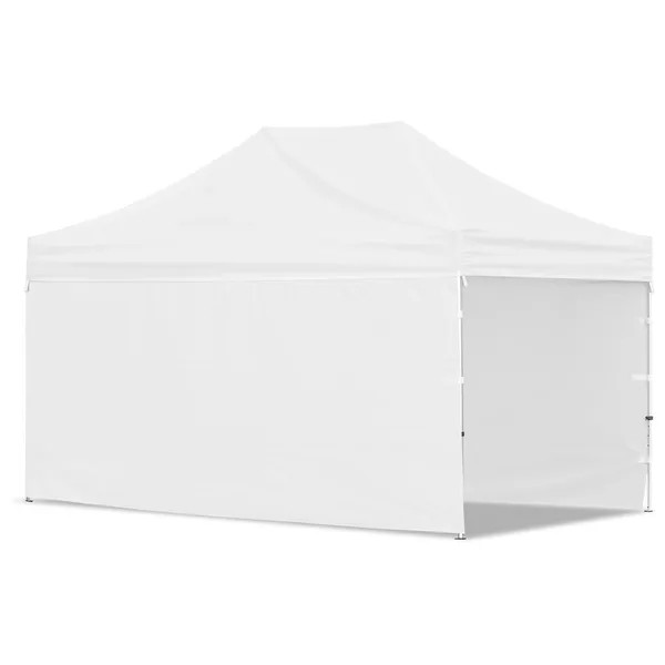 Coated Steel Sublimated Gazebo 4.5 x 3m - 2 Long Full-Wall Skins Coated Steel Sublimated Gazebo 4.5 x 3m - 2 Long Full-Wall Skins