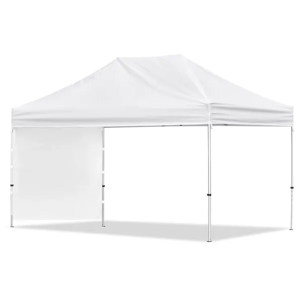 Coated Steel Sublimated Gazebo 4.5m x 3m - 1 Short Full-Wall Skin Coated Steel Sublimated Gazebo 4.5m x 3m - 1 Short Full-Wall Skin