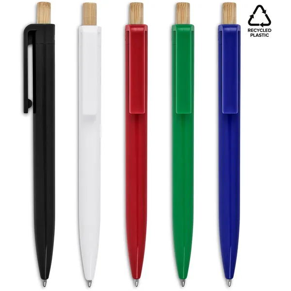 Altitude Tickit Recycled Plastic & Bamboo Ball Pen Altitude Tickit Recycled Plastic & Bamboo Ball Pen