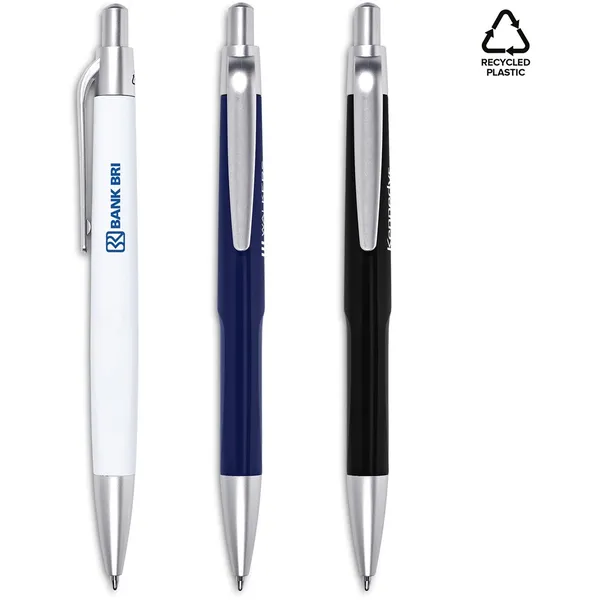Altitude Regent Recycled Plastic Ball Pen - White Altitude Regent Recycled Plastic Ball Pen - White